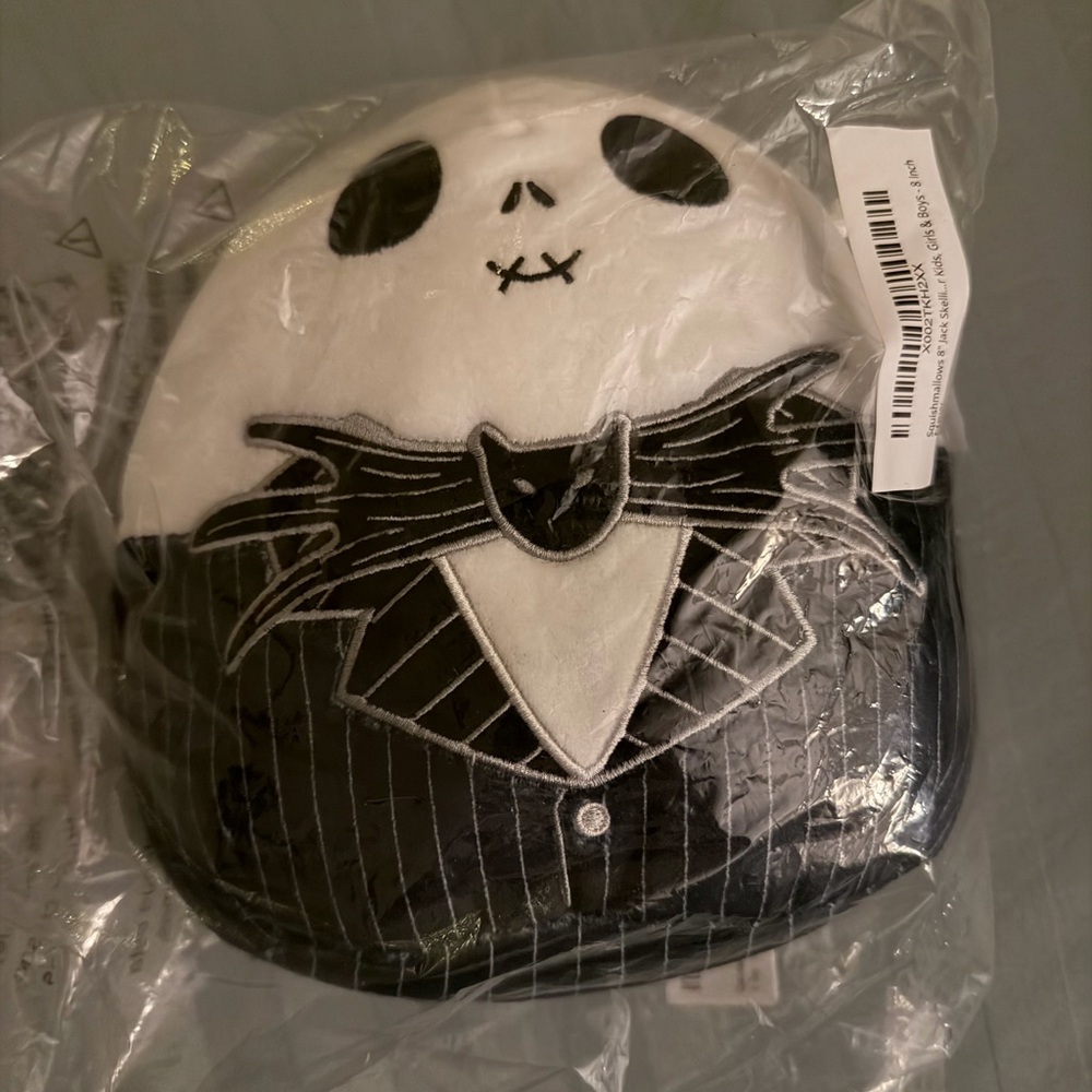 Squishmallows 8” Jack Skellington Plush – Ultra Soft & Collectible- new in bag